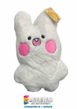 Fluffy White Bunny Plush Toy