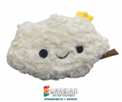 Fluffy Crown Cloud Plush Toy